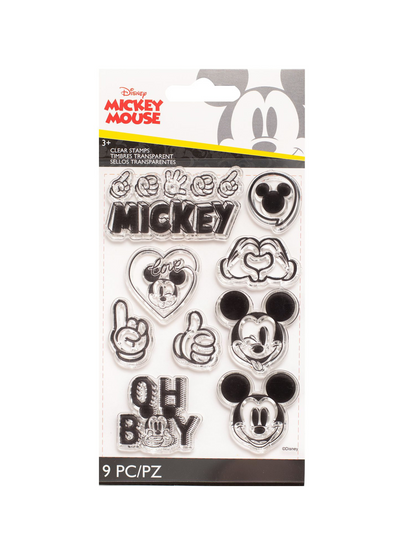 Sellos de Silicona - Diseño Mickey Mouse - 9 Piezas