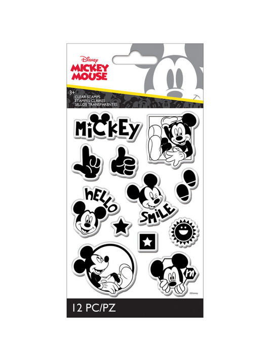 Sellos de Silicona - Diseño Mickey Mouse - 12 Piezas