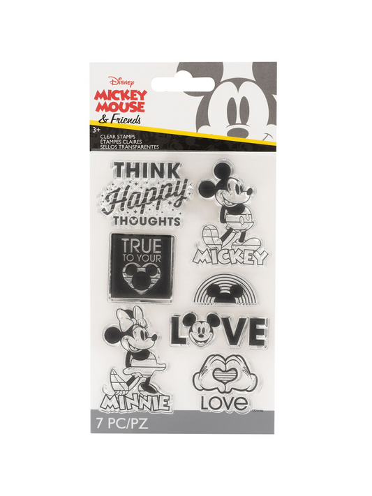 Sellos de Silicona - Diseño Mickey Love - 7 Piezas