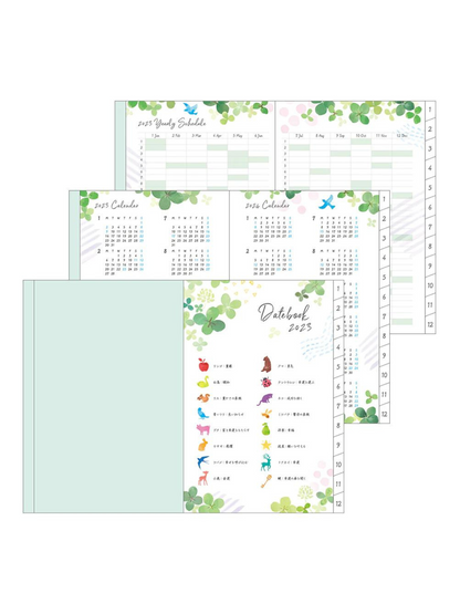 Planner 2023 Ilustrado Midori Clover