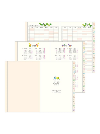 Planner 2023 Ilustrado Midori Bird