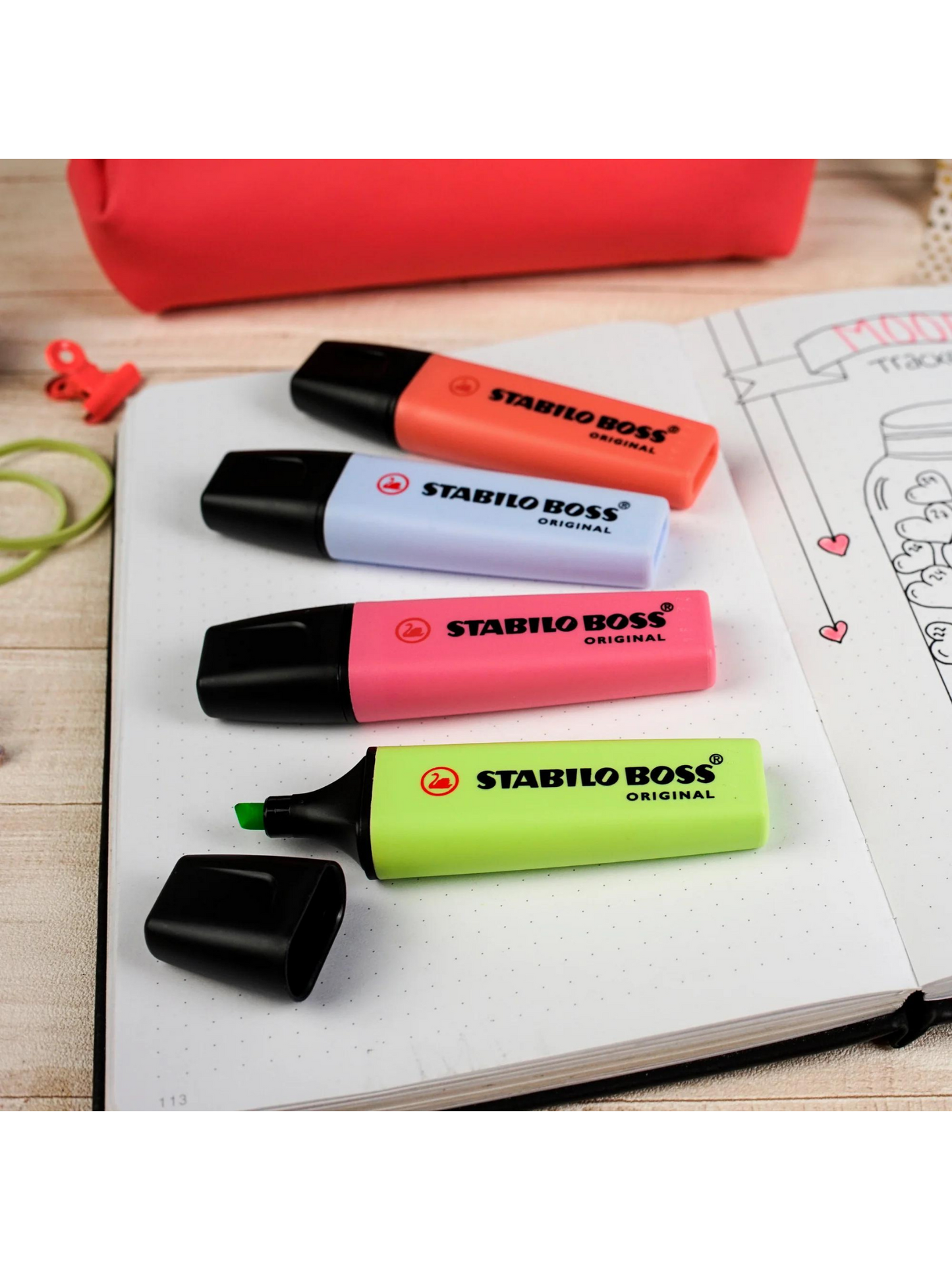 Stabilo Boss - Set de 4 Colores Pastel