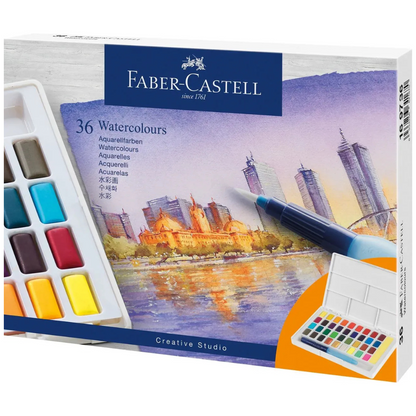 Acuarelas Profesionales Faber Castell - 36 Colores