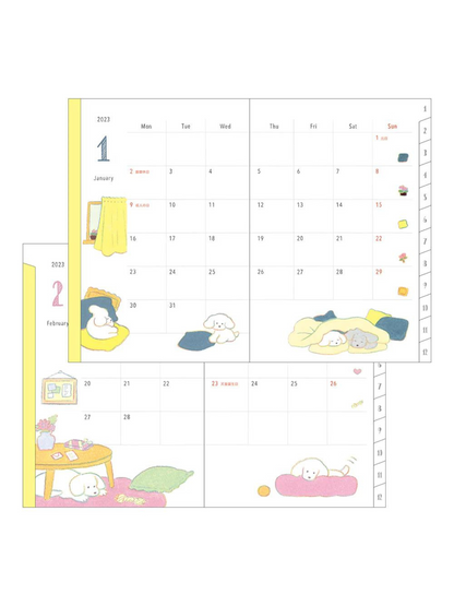 Planner 2023 Ilustrado Midori Dog