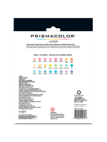 Crayones Prismacolor - Caja de 24 Colores Pastel