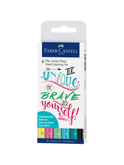 Faber Castell Lettering - Set de 6 Colores