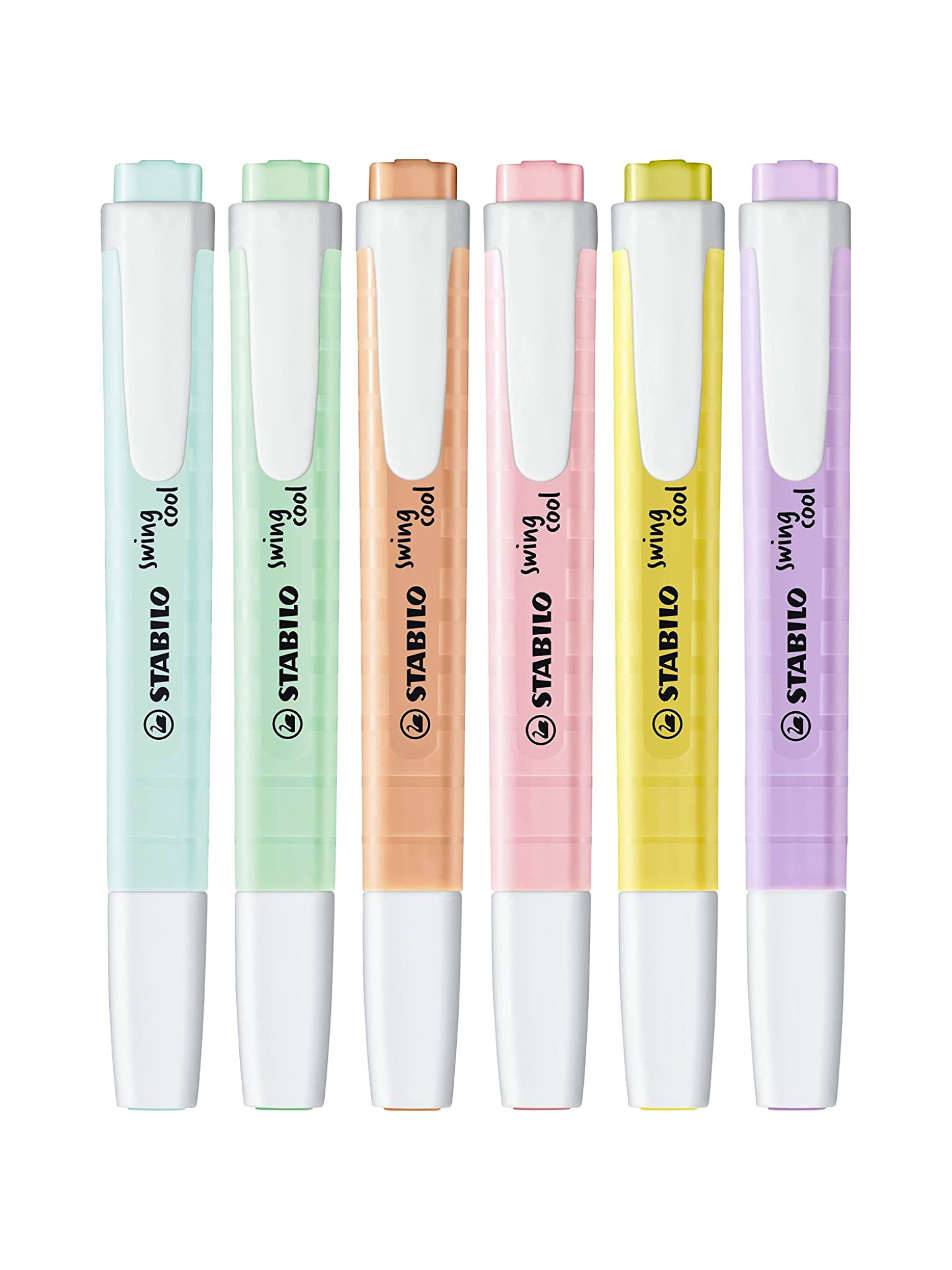 Subrayadores Stabilo Swing Cool color pastel surtidos - Estuche de 6 en