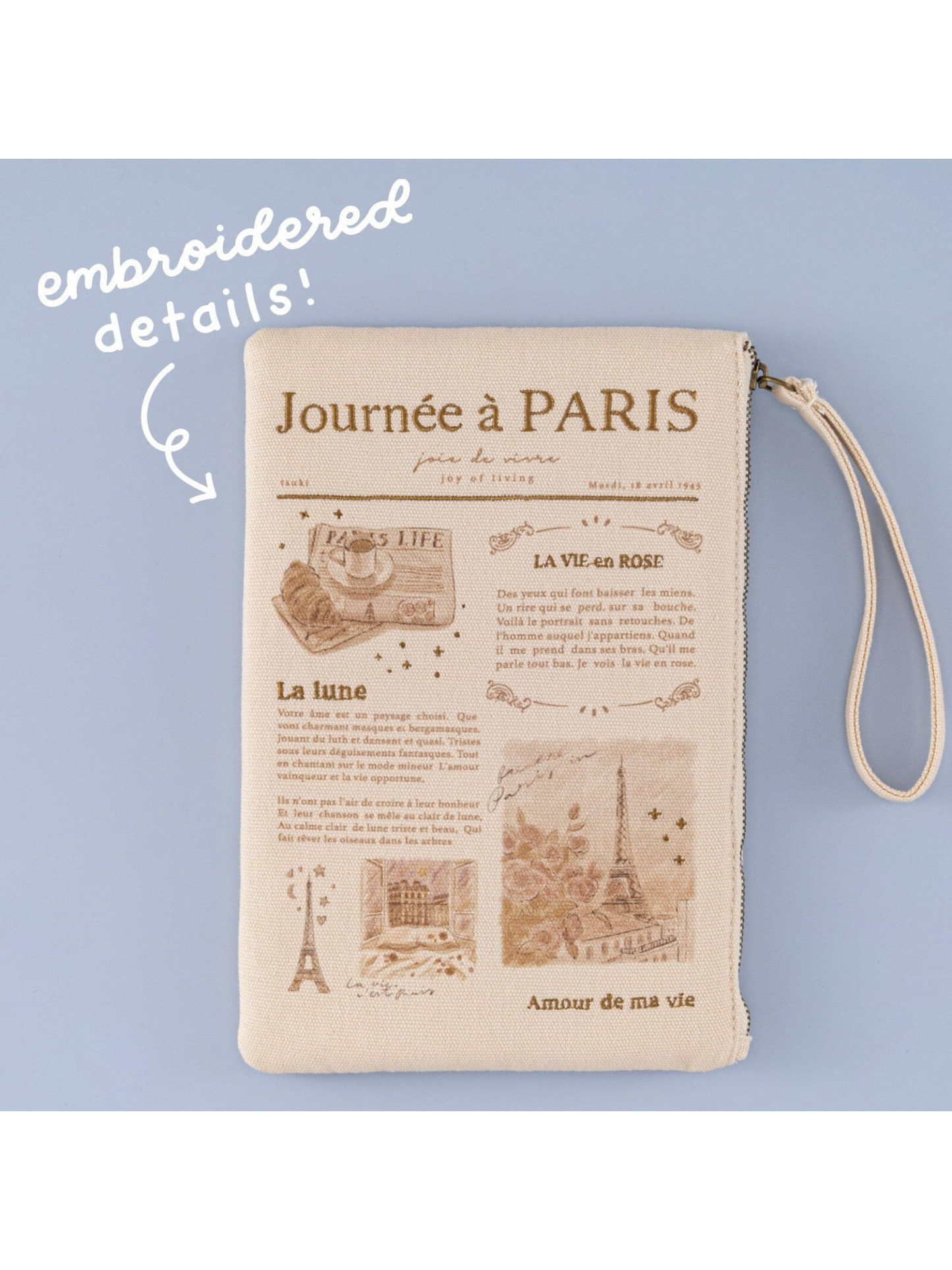 Estuche Viaje a Paris - Notebook Therapy