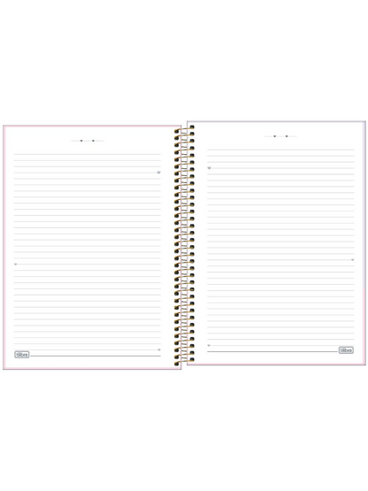 Cuaderno Multimaterias - Líneas - Flamingos