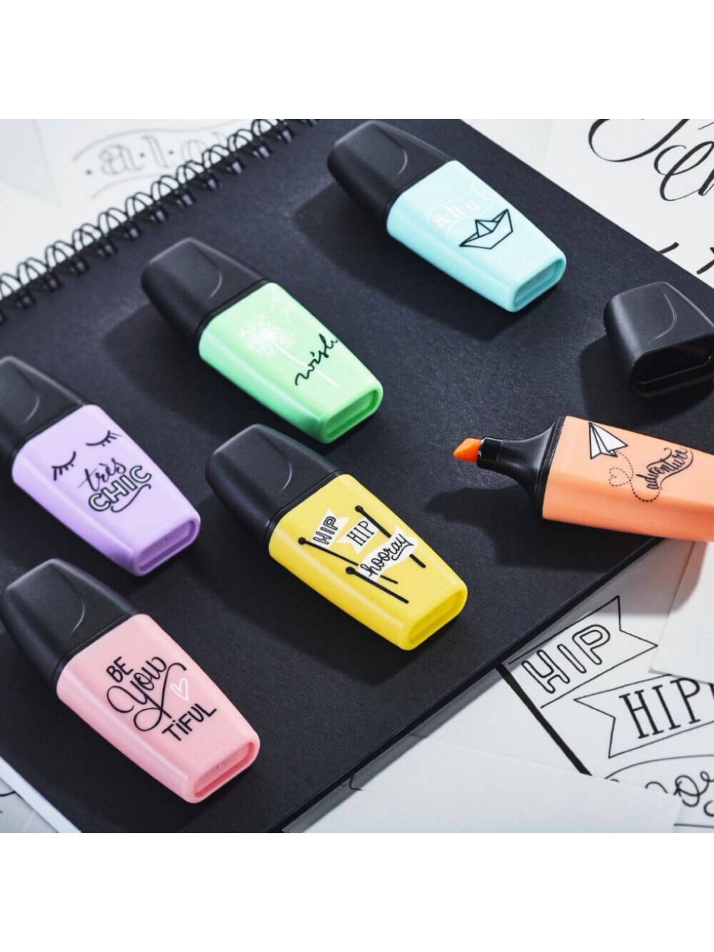 Stabilo Mini Boss - Set de 6 Colores Pastel