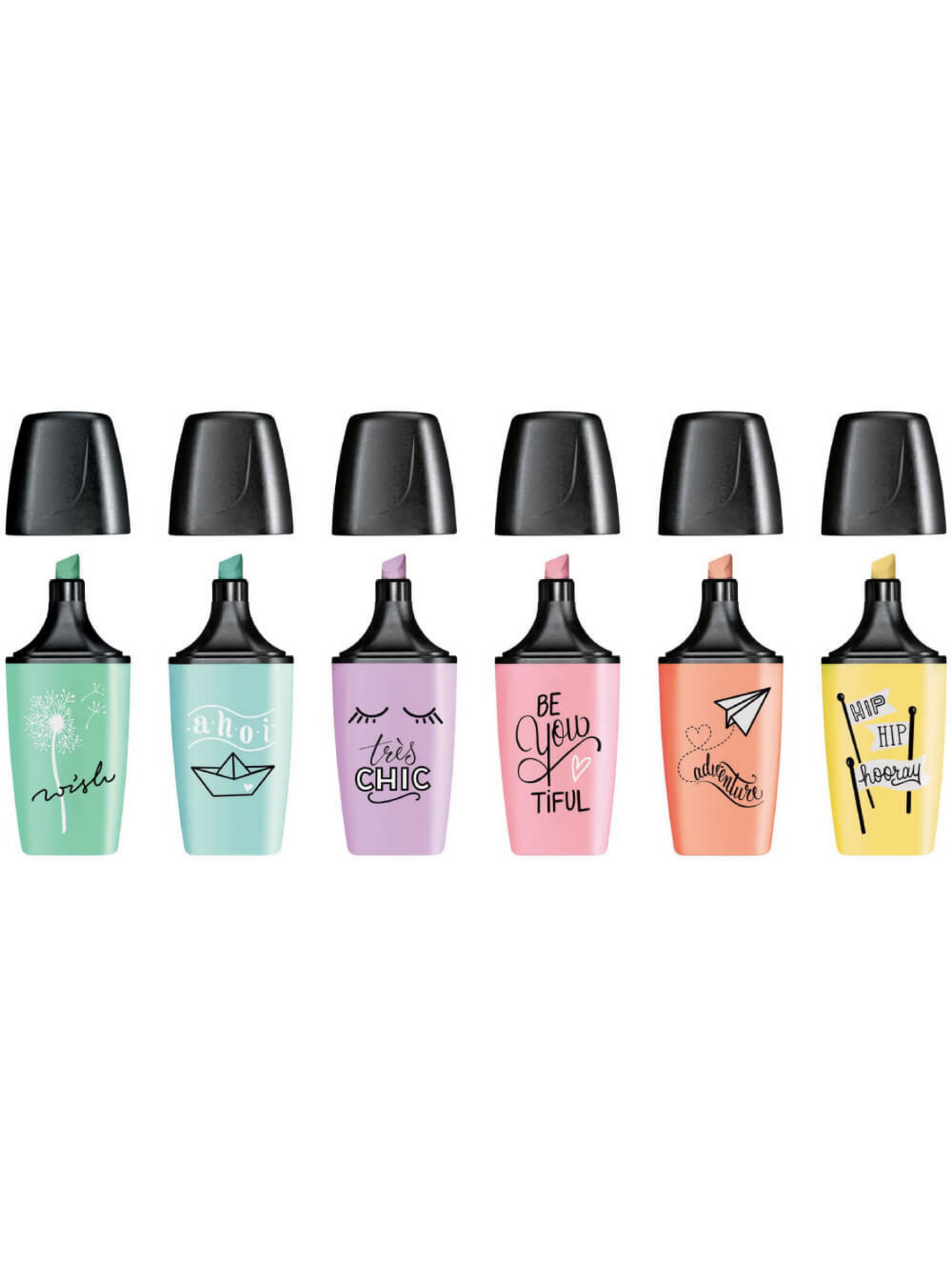 Stabilo Mini Boss - Set de 6 Colores Pastel