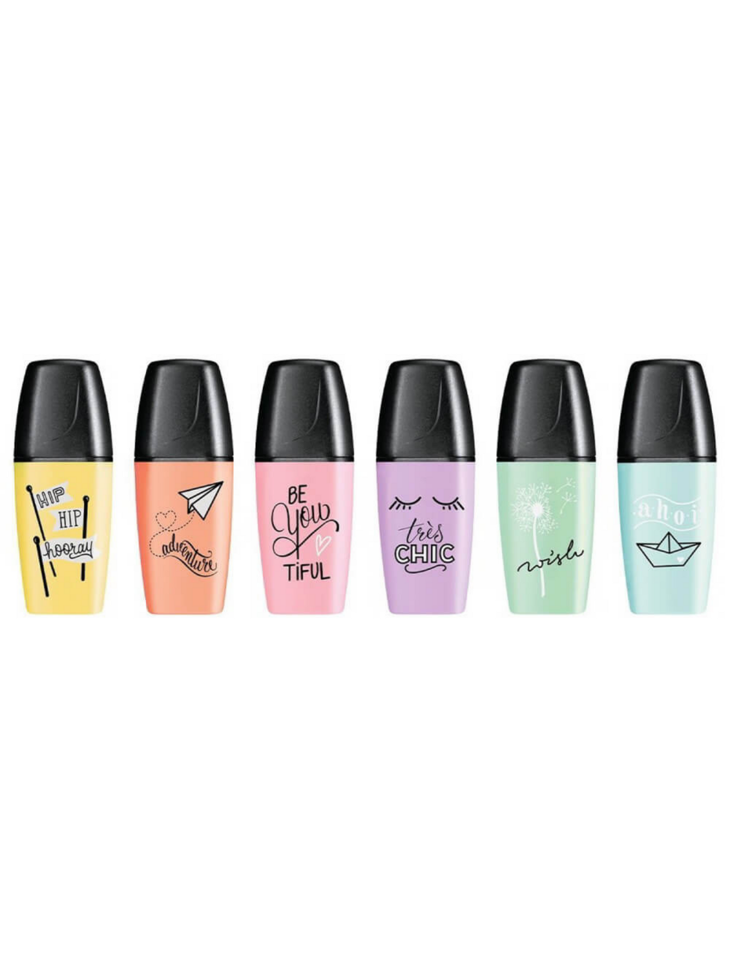 Stabilo Mini Boss - Set de 6 Colores Pastel