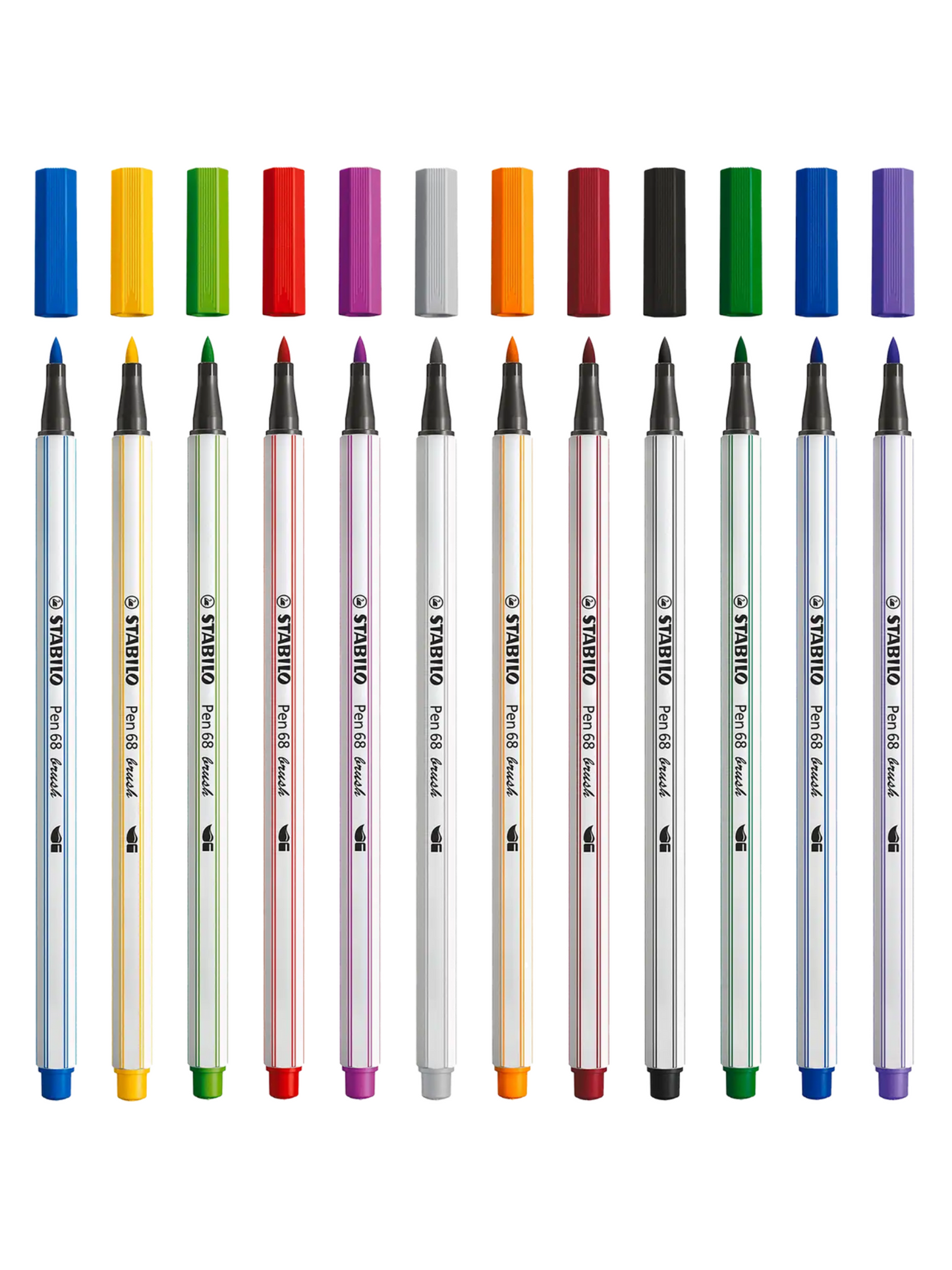 Stabilo Brush Pens - Set de 12 Colores