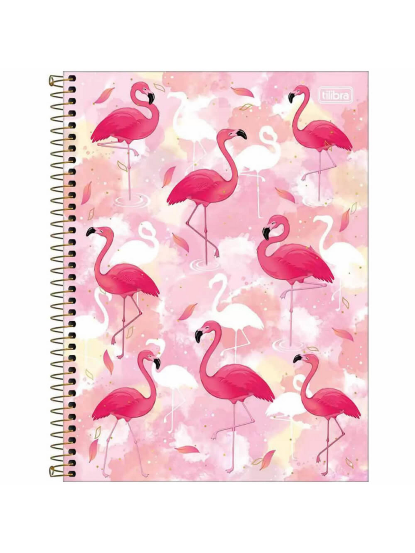 Cuaderno Multimaterias - Líneas - Flamingos