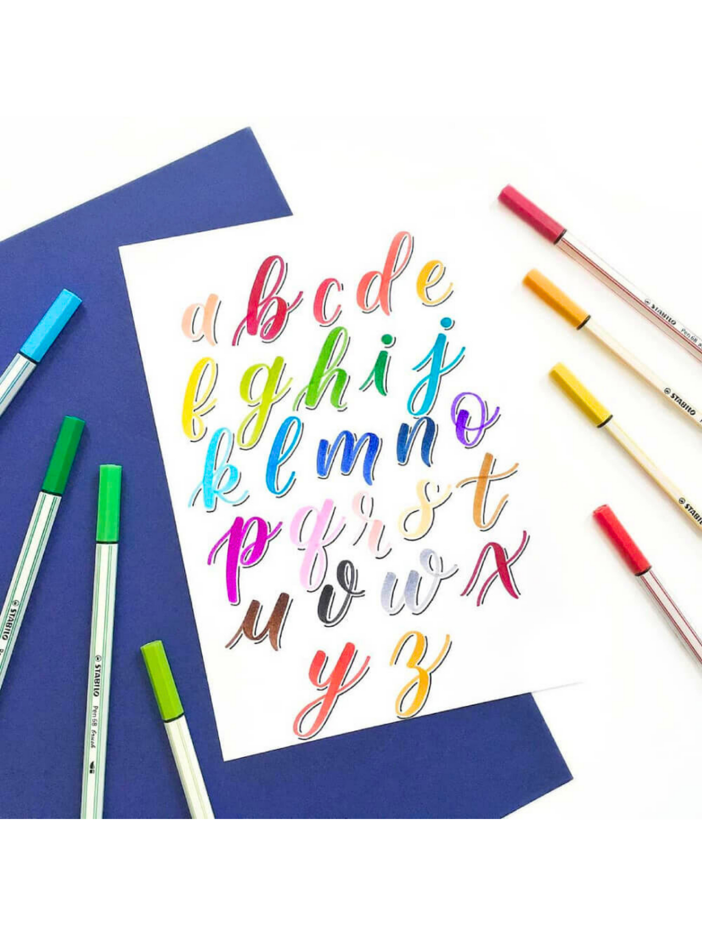 Stabilo Brush Pens - Set de 12 Colores