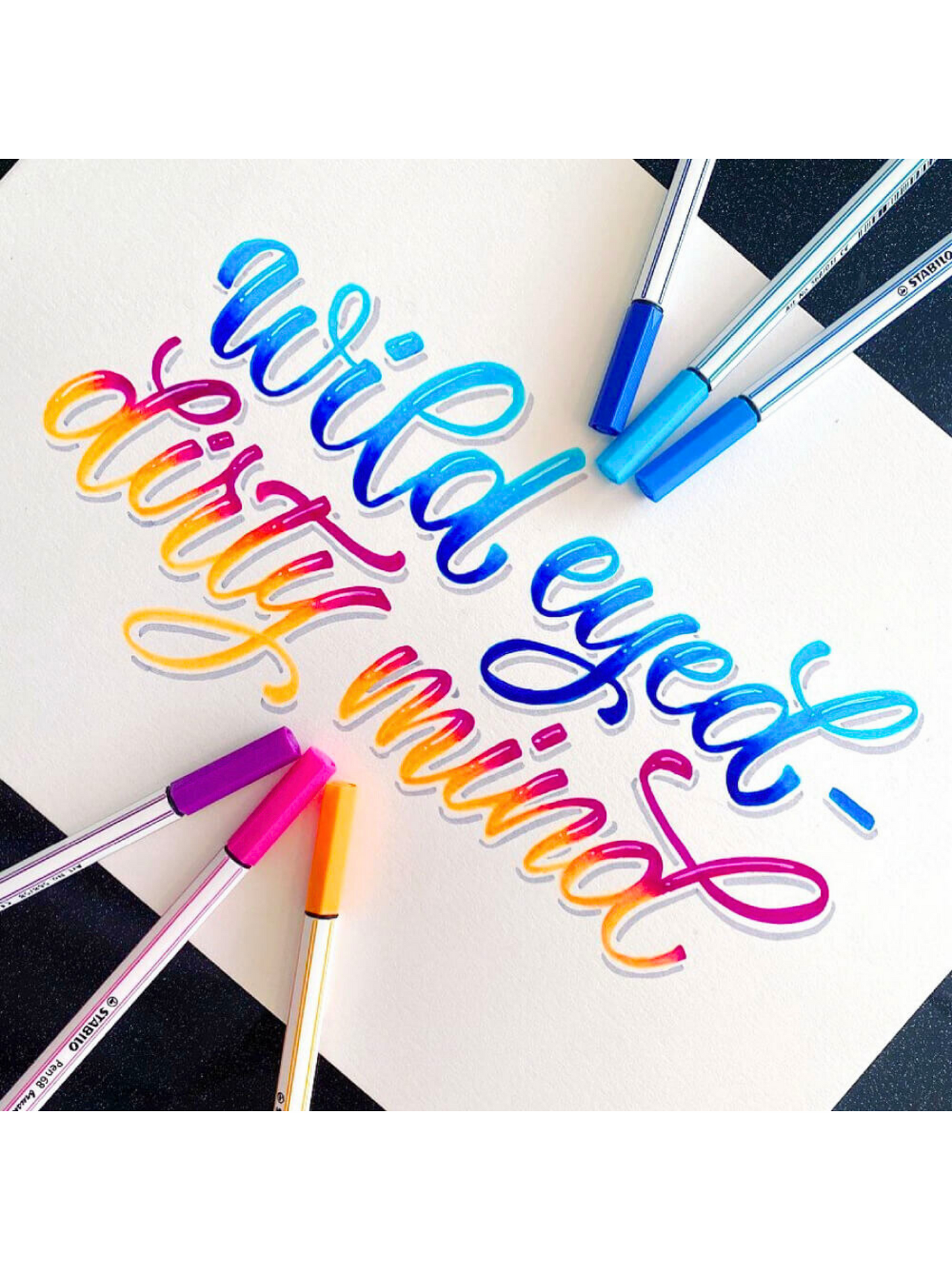 Stabilo Brush Pens - Set de 12 Colores