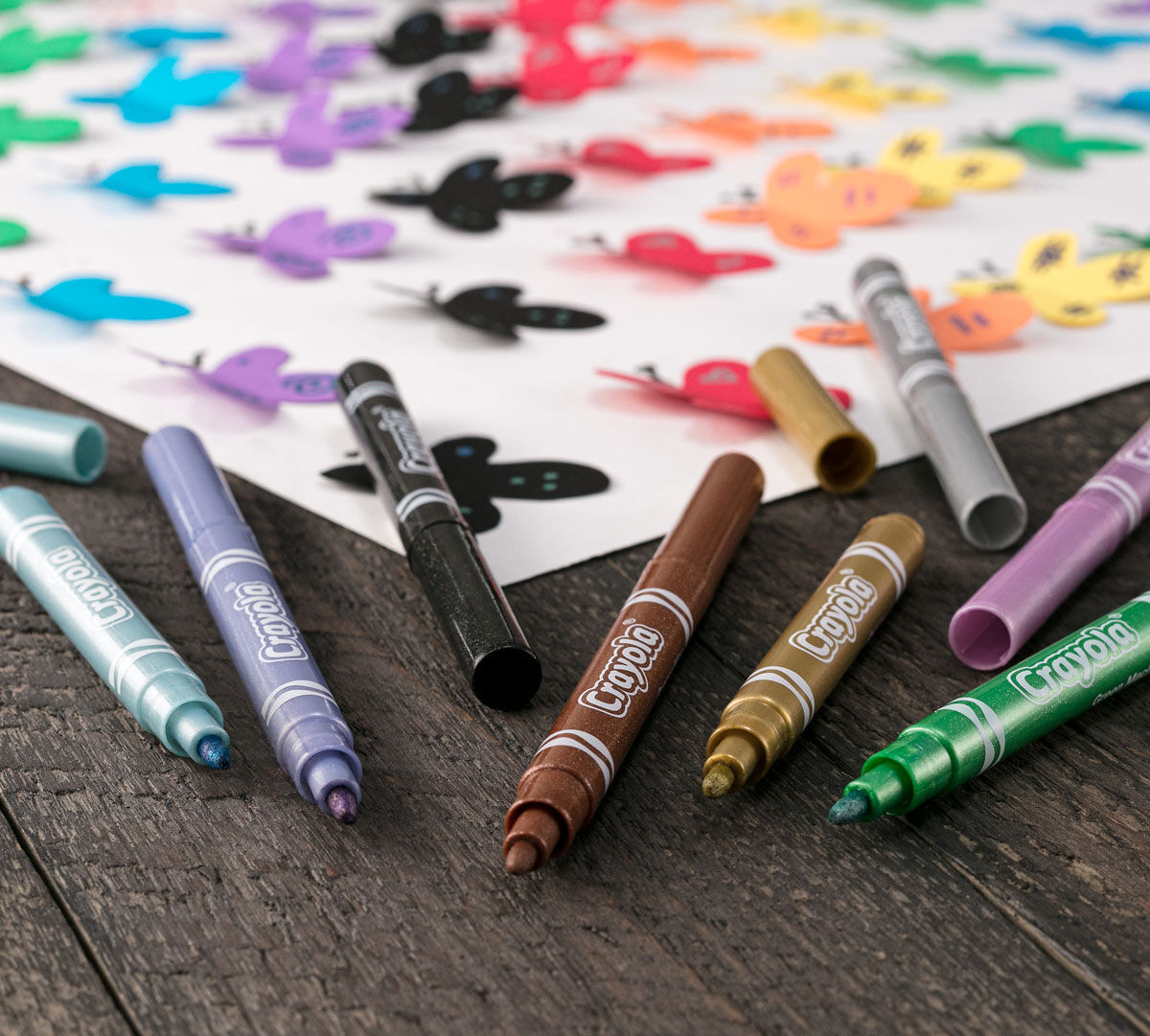 Crayola Alternative - 8 Marcadores Metálicos