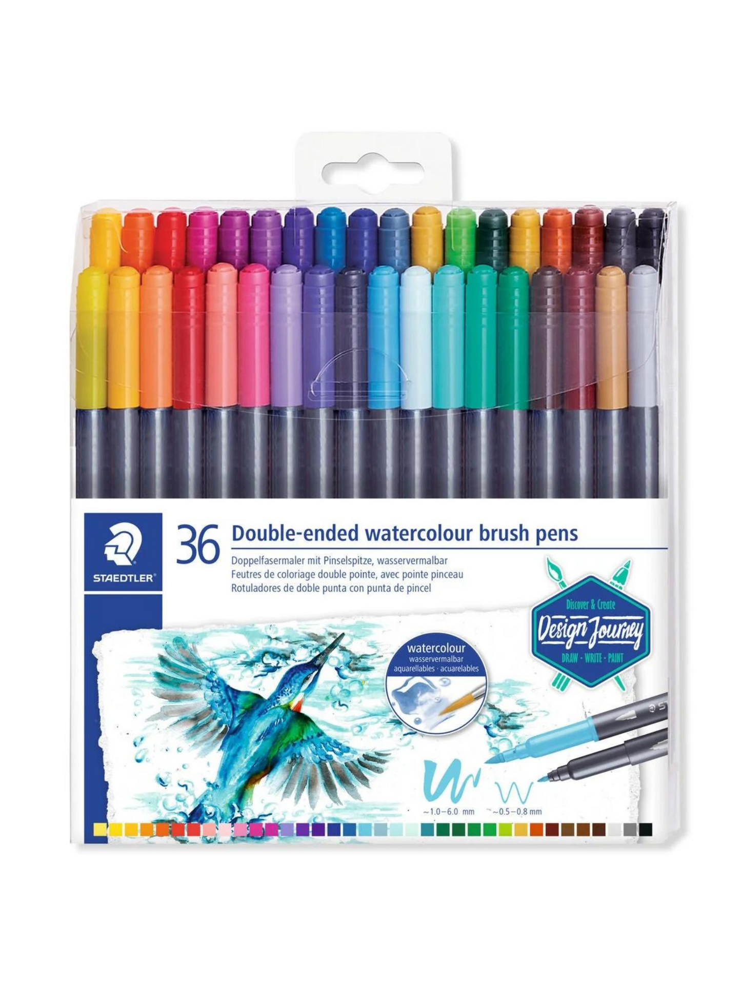 Staedtler Brush Pens - Set de 36 Colores