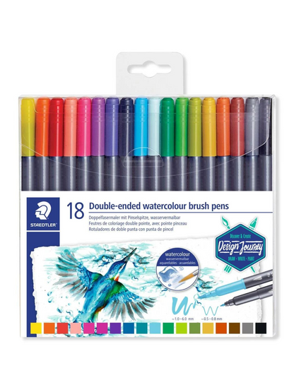 Staedtler Brush Pens - Set de 18 Colores