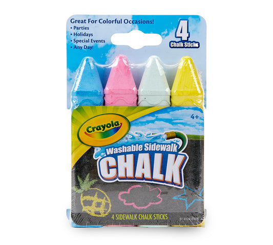 Tiza Gruesa Crayola - 4 Colores Pastel