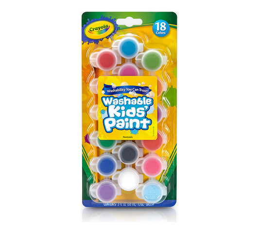 Pintura Lavable Crayola - 18 Colores