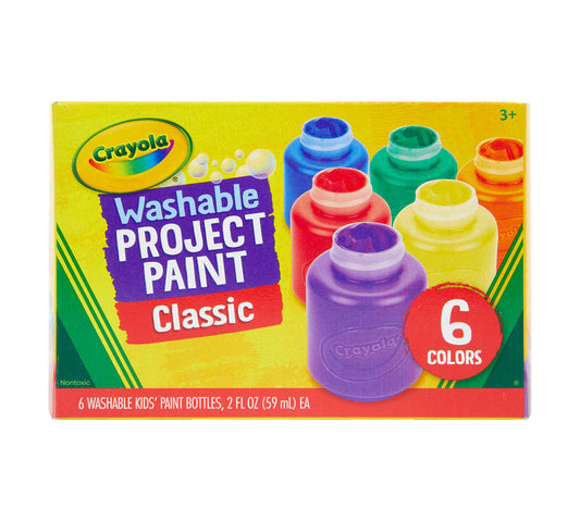 Pintura Lavable Crayola - 6 Colores