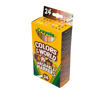 Crayola Markers Colors of the World - 24 Marcadores Punta Fina
