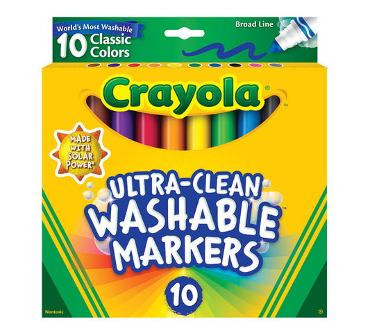 Crayola Markers - 10 Marcadores Punta Gruesa
