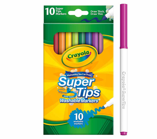 Crayola Super Tips - 10 Marcadores