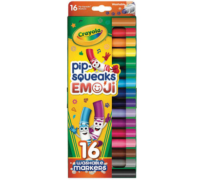 Crayola Pip-Squeaks Emoji - 16 Marcadores de Sello