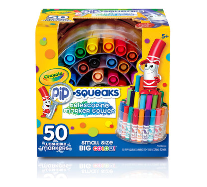 Crayola Pip-Squeaks - 50 Marcadores Punta Gruesa