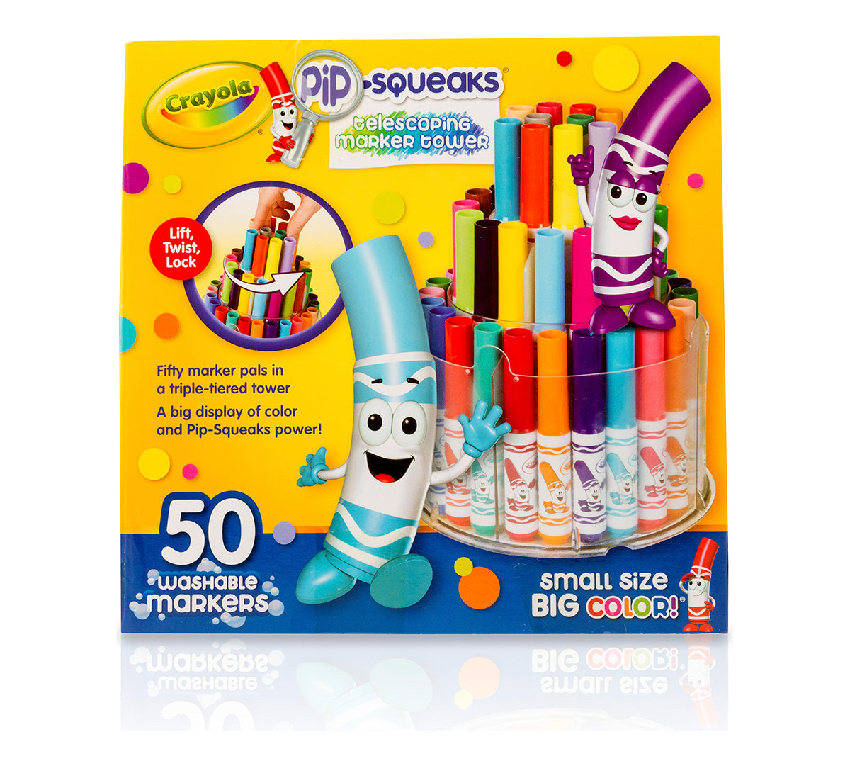 Crayola Pip-Squeaks - 50 Marcadores Punta Gruesa
