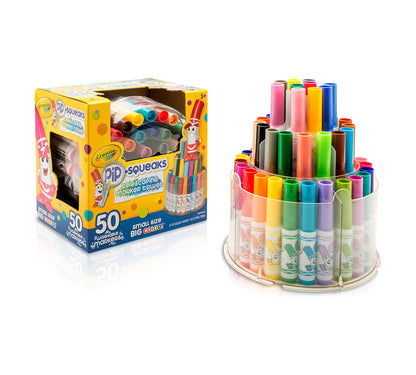 Crayola Pip-Squeaks - 50 Marcadores Punta Gruesa