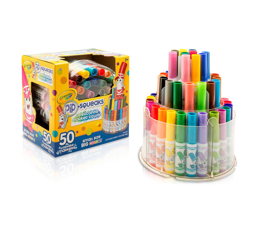 Crayola Pip-Squeaks - 50 Marcadores Punta Gruesa