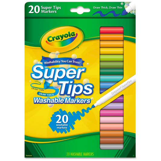 Crayola Super Tips - 20 Marcadores