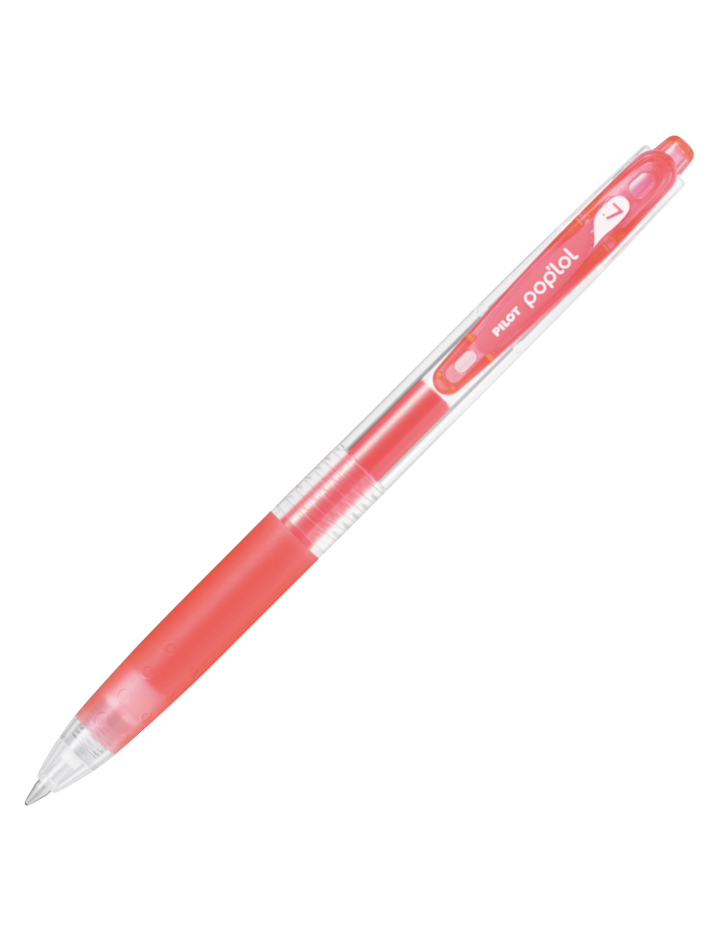 Bolígrafo Pilot Pop Lol - 0.7 mm - Rojo Neón