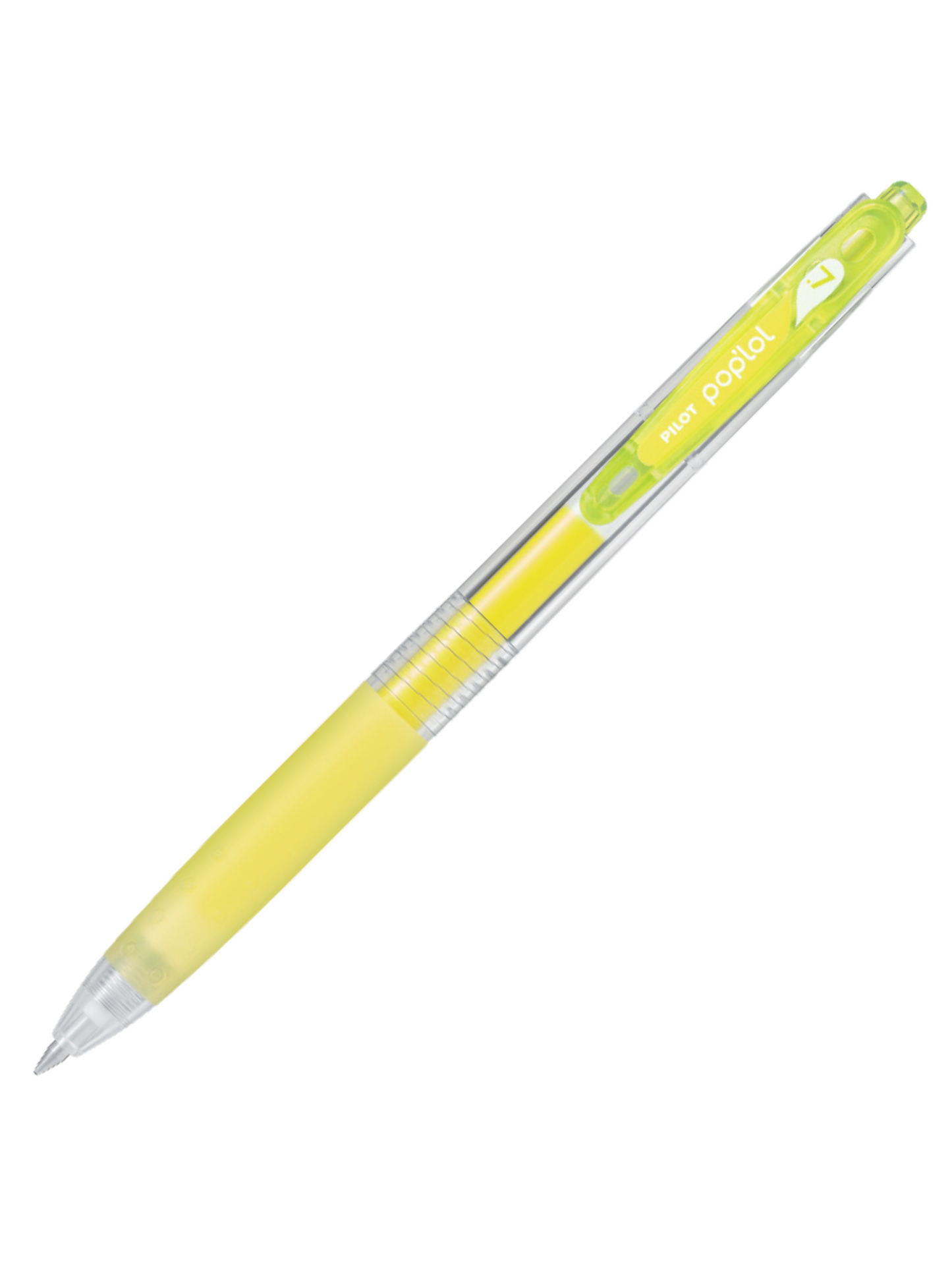 Bolígrafo Pilot Pop Lol - 0.7 mm - Amarillo Neón