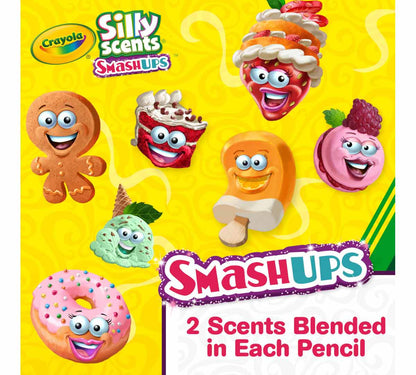 Crayones Crayola Silly Scents - Caja de 12 Colores