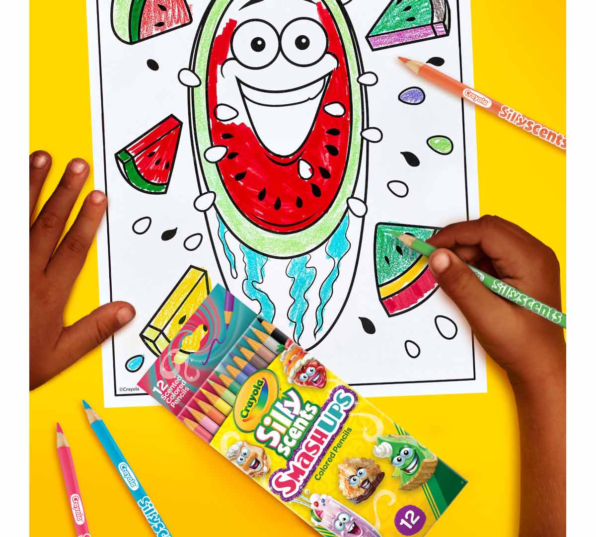 Crayones Crayola Silly Scents - Caja de 12 Colores