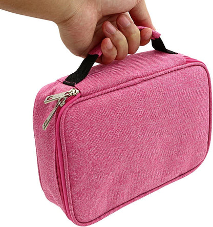 Estuche Gran Capacidad - Rosa