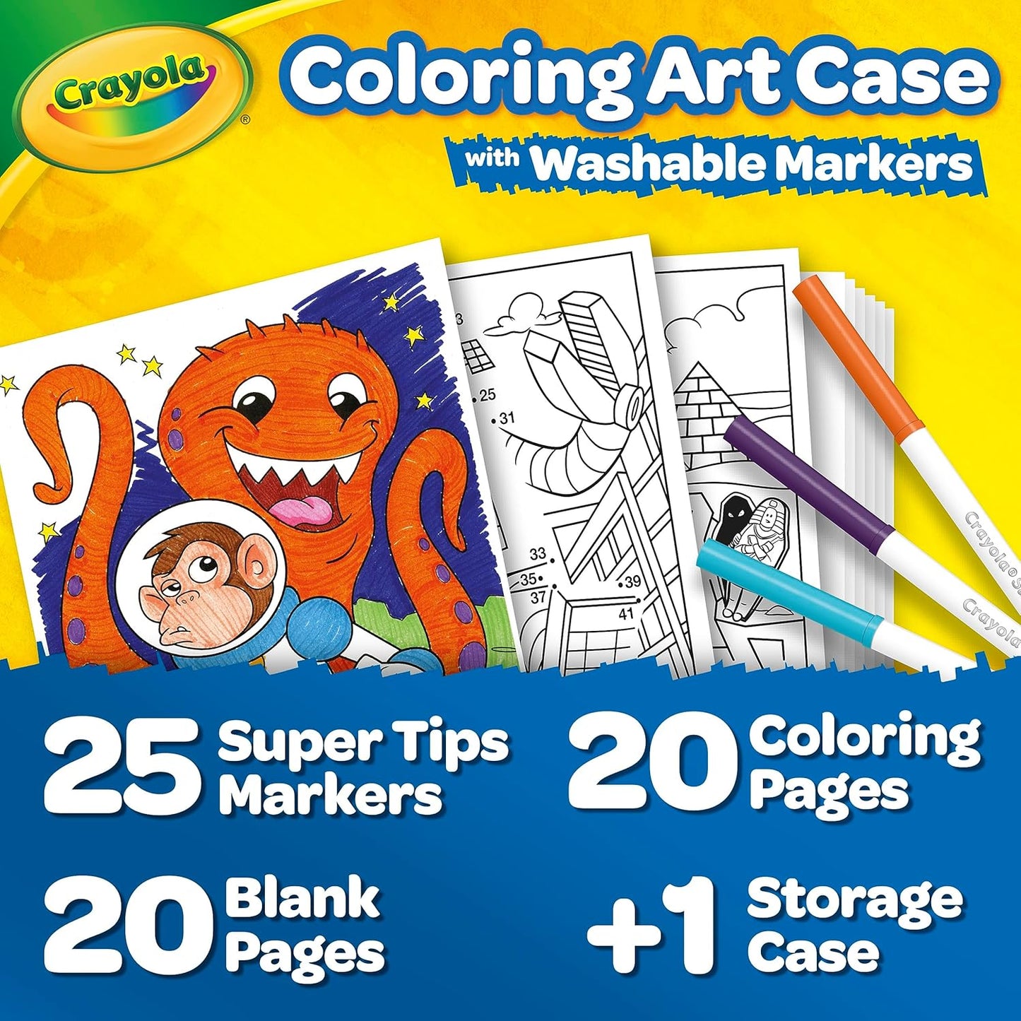 Crayola Super Tips Set - 65 piezas