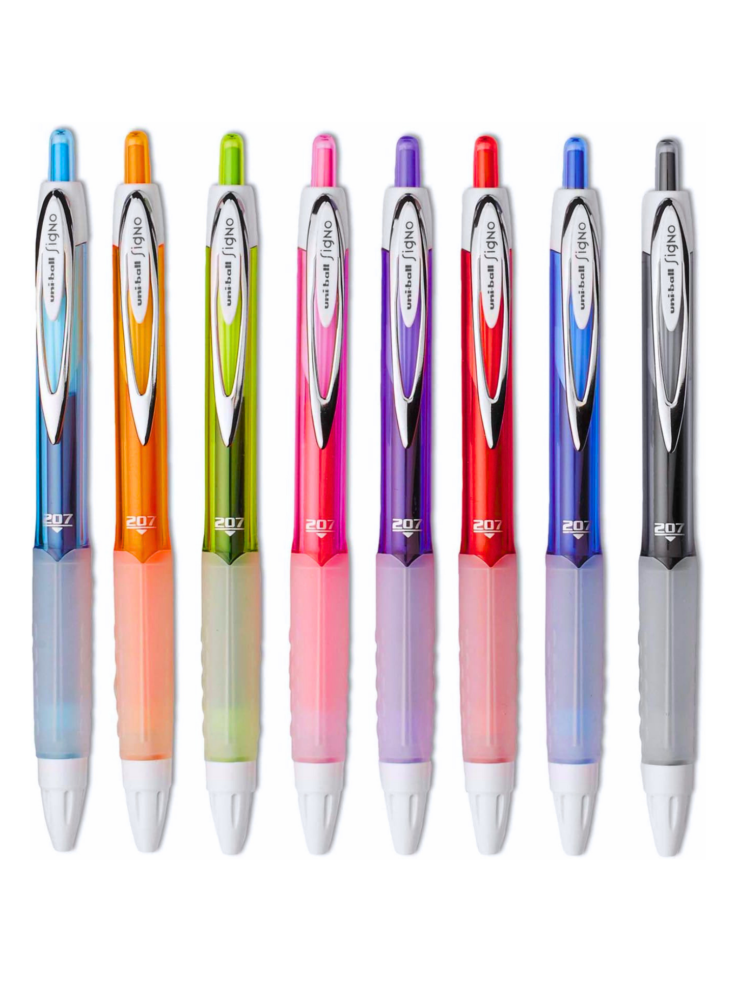 Bolígrafos Gel Uniball - Set de 8 Colores