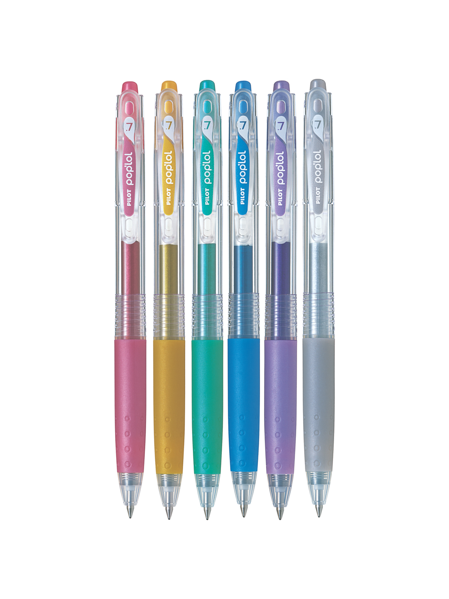 Bolígrafos Pilot Pop Lol - 0.7 mm - Set de 6 Colores Metálicos – Karza  Colors