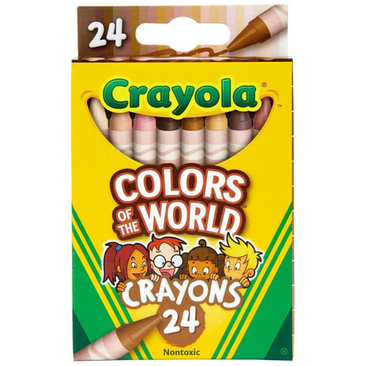 Crayones de Cera Crayola Colors of the World - Caja de 24 Colores