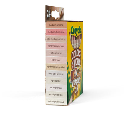 Crayones de Cera Crayola Colors of the World - Caja de 24 Colores