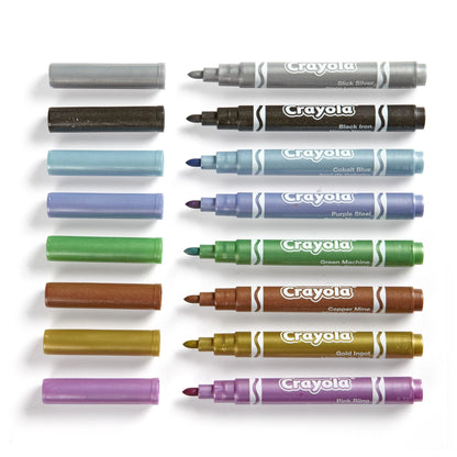 Crayola Alternative - 8 Marcadores Metálicos