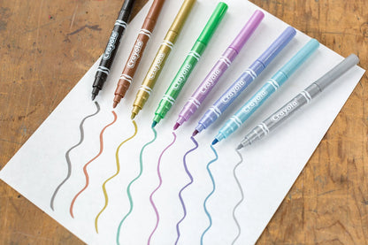 Crayola Alternative - 8 Marcadores Metálicos