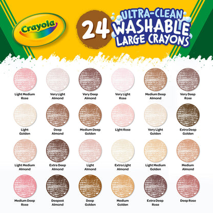 Crayones de Cera Crayola Colors of the World - Caja de 24 Colores